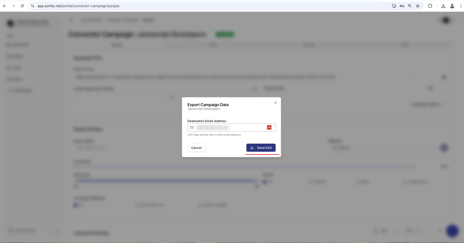 Export CSV