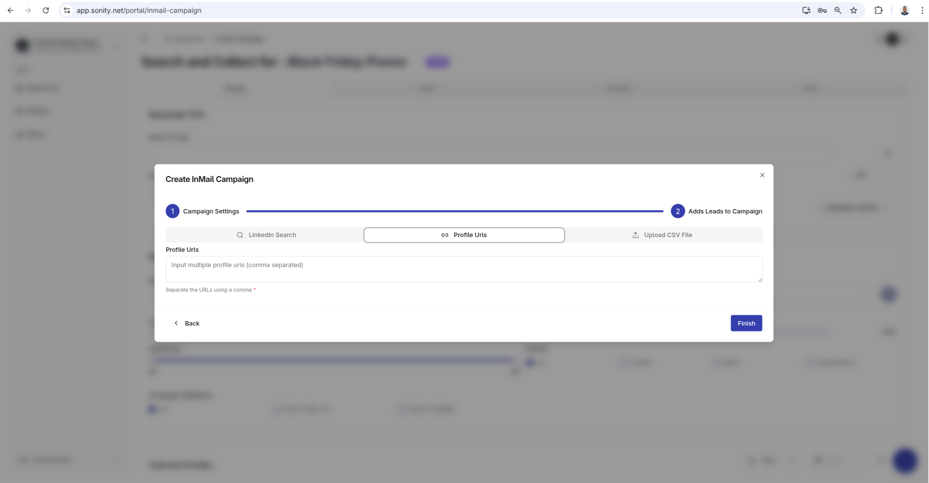 Add contacts from urls