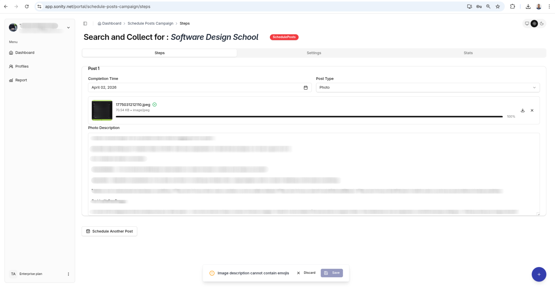 Add contacts by linkedin search
