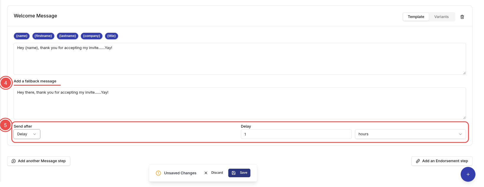 Create a schedule posts campaign
