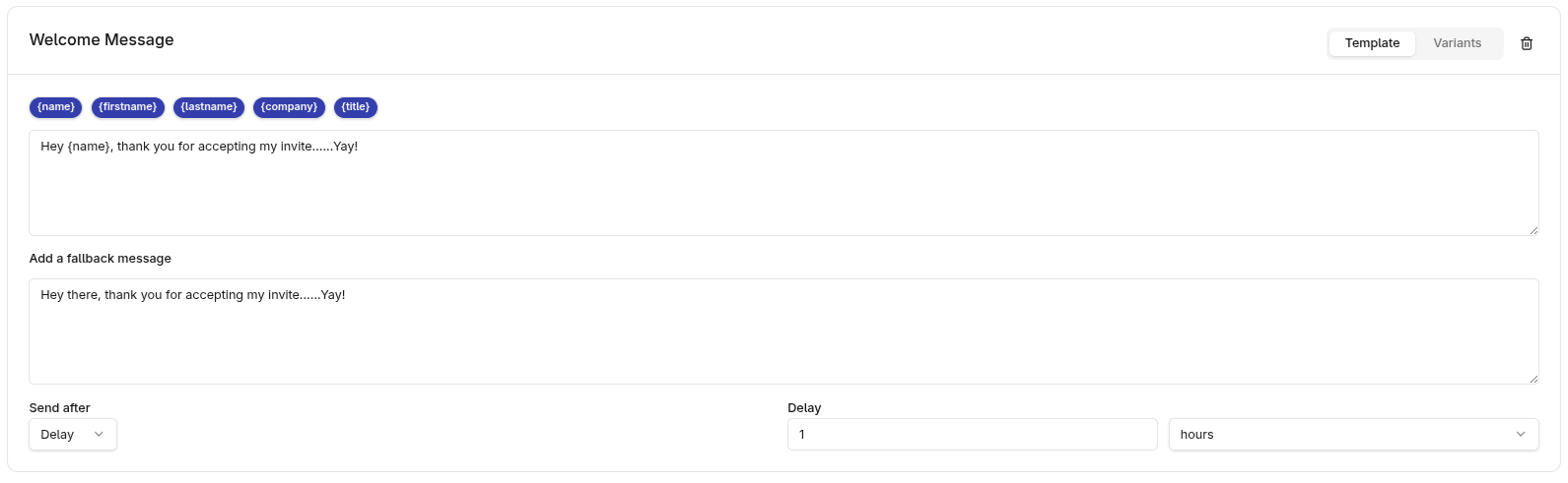 Create a schedule posts campaign